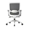 Orion mesh back manager’s chair with seat slider, built-in lumbar support, synchro-tilt, tilt lock, adjustable arms, and woven nylon mesh