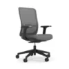 Orion mesh back manager’s chair with seat slider, built-in lumbar support, synchro-tilt, tilt lock, adjustable arms, and woven nylon mesh