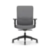 Orion mesh back manager’s chair with seat slider, built-in lumbar support, synchro-tilt, tilt lock, adjustable arms, and woven nylon mesh