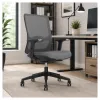 Orion mesh back manager’s chair with seat slider, built-in lumbar support, synchro-tilt, tilt lock, adjustable arms, and woven nylon mesh