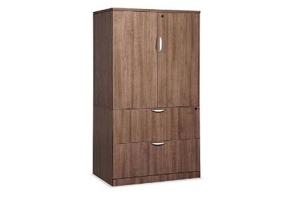 Picture of Lateral File Cabinet with Upper Storage | Office Filing Cabinet with Doors