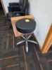 Picture of OfficeSource® Medical Stool with Polished Chrome Base – Display Model, Never Used