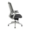 Buzz Seating Cloud black ergonomic office chair with mesh back, molded foam seat, seat slider, multi-function arms, and synchro-tilt mechanism