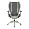 Buzz Seating Cloud black ergonomic office chair with mesh back, molded foam seat, seat slider, multi-function arms, and synchro-tilt mechanism