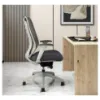 Buzz Seating Cloud black ergonomic office chair with mesh back, molded foam seat, seat slider, multi-function arms, and synchro-tilt mechanism