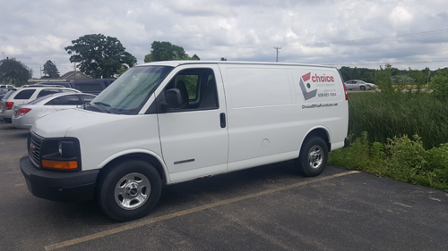 Choice Office Furniture service van