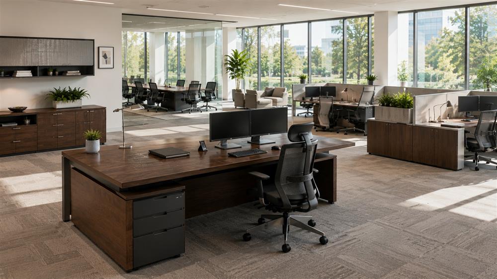 Haworth office furniture including ergonomic office chairs executive desks workstations cubicles conference tables and storage solutions